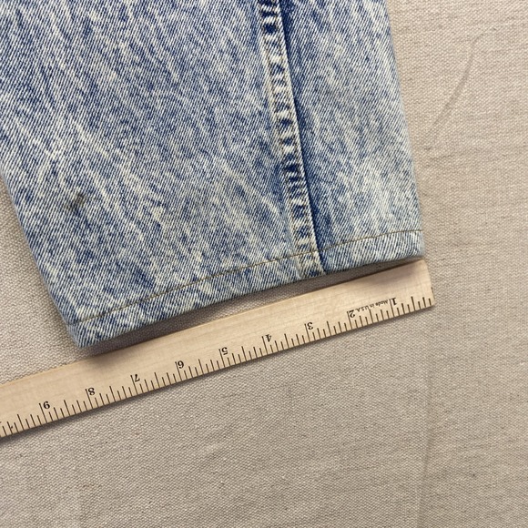 Vintage Wrangler Jeans Mens 32 x 30 Acid Wash Stone Wash Distressed 96501HW - Picture 7 of 12